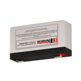 Battery For Intellipower Ital Lcr1.26 Ups, 1 X 6v, 1.2ah - 7.2wh UPS Batteries CB Range   