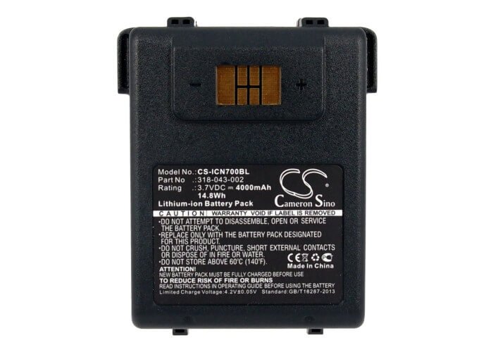 Battery For Intermec Cn70, Cn70e 3.7v, 4000mah - 14.80wh Barcode Scanner Cameron Sino Technology Limited   