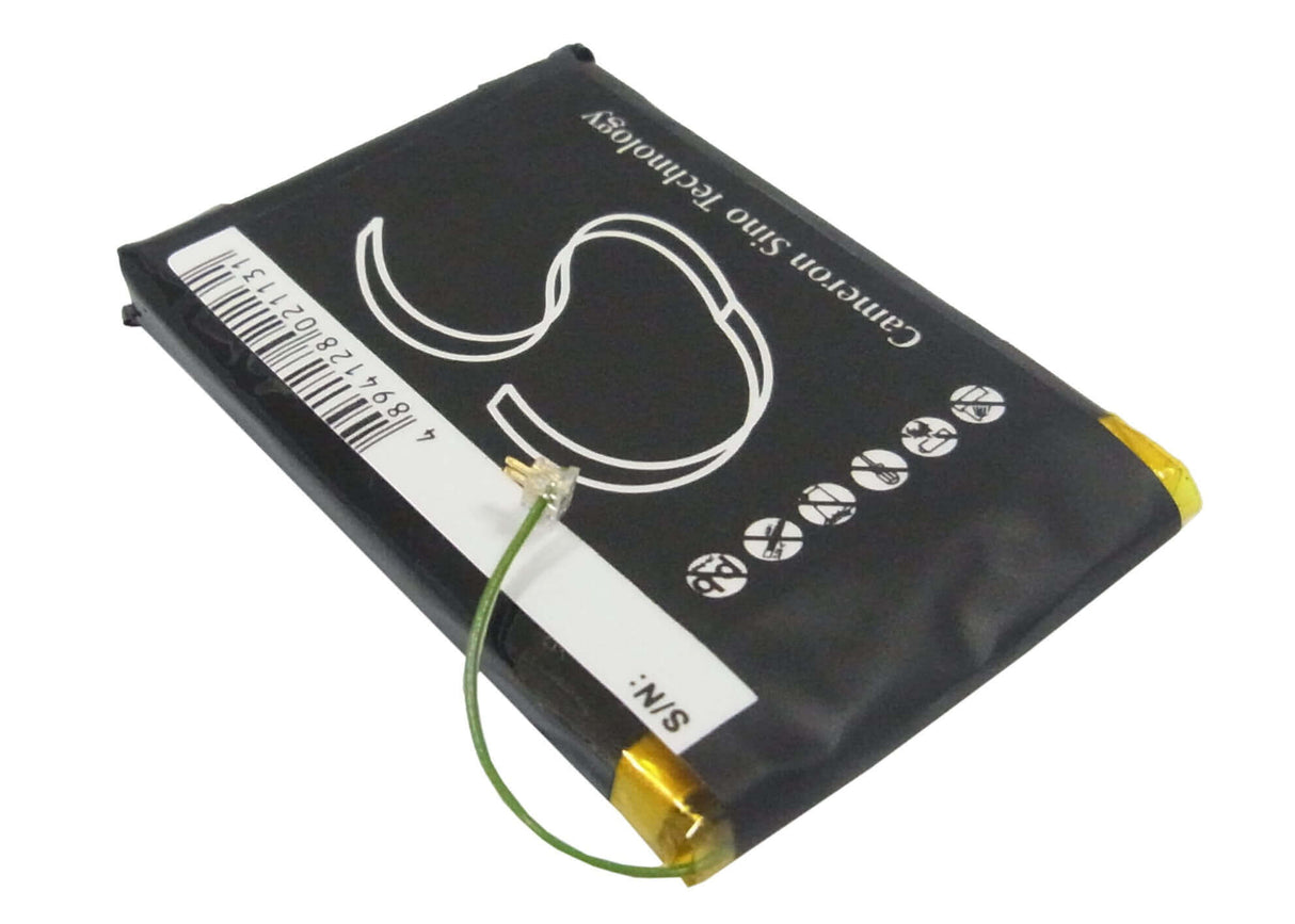 Battery For Iriver Clix Plus, U20, Rei-iriverclix2 3.7v, 950mah - 3.52wh Media Player Cameron Sino Technology Limited   