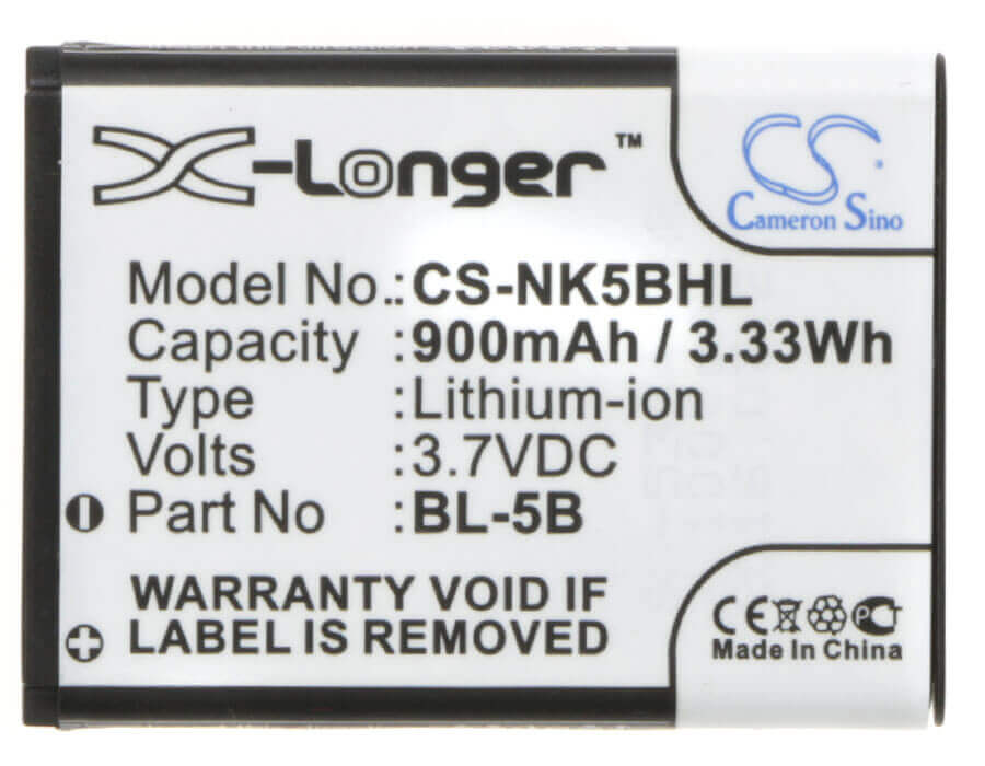 Battery For Ispan Ddv-965 3.7v, 900mah - 3.33wh Camera Cameron Sino Technology Limited   