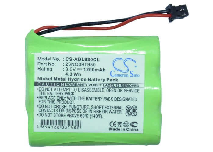 Battery For Itt, Pc1600, Pc1700, Pc1800 3.6v, 1200mah - 4.32wh Cordless Phone Cameron Sino Technology Limited (Cordless Phone)   