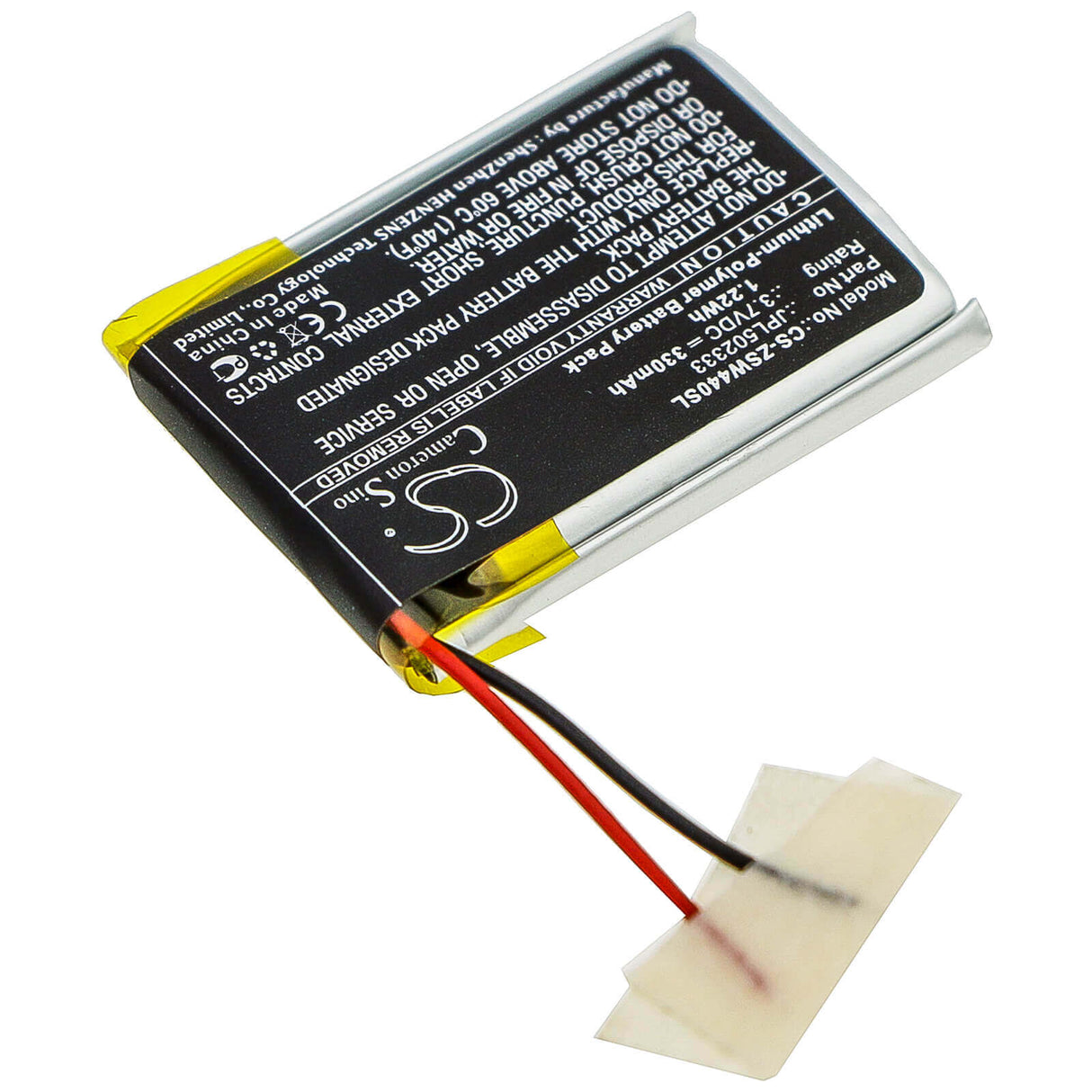 Battery For Izzo, A44040, Swami Voice Clip 3.7v, 330mah - 1.22wh Batteries for Electronics Cameron Sino Technology Limited   