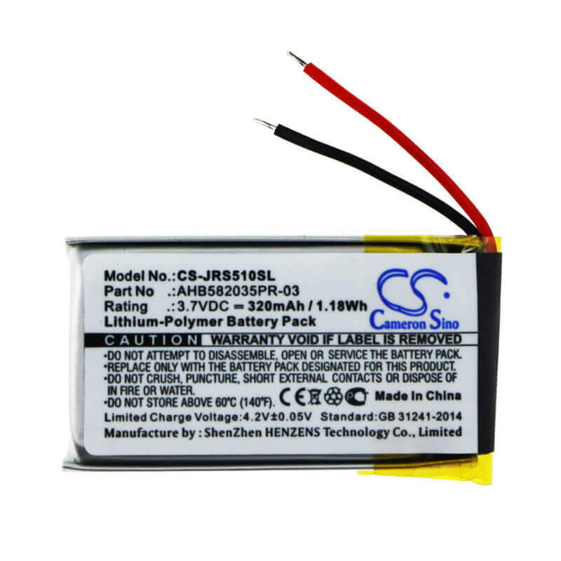 Battery For Jabra, Speak 510 3.7v, 320mah - 1.18wh Speaker Cameron Sino Technology Limited   