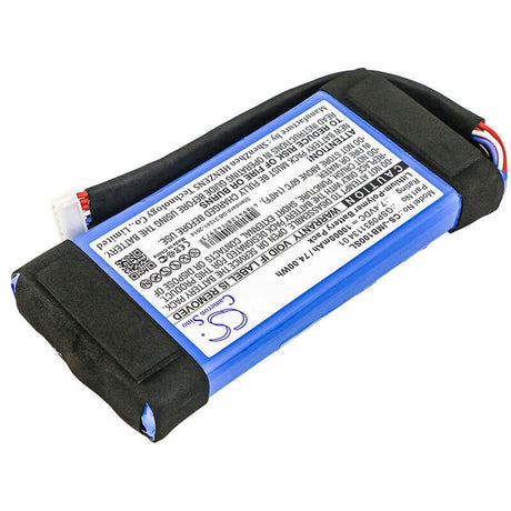 Battery For Jbl, Boombox, 7.4v, 10000mah - 74.00wh Batteries for Electronics Cameron Sino Technology Limited   