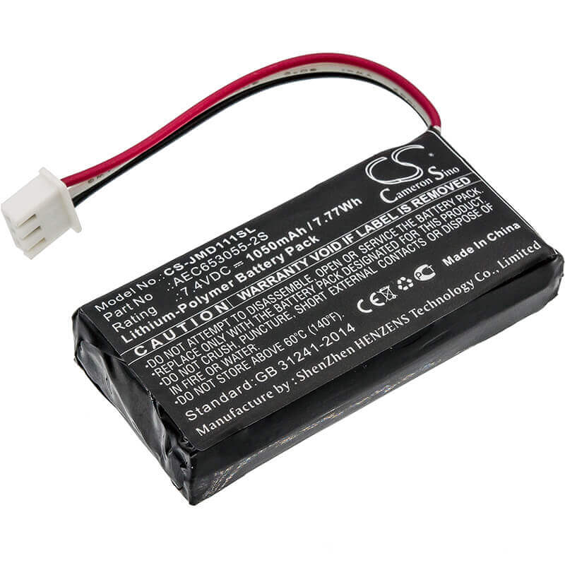 Battery For Jbl, Flip, Flip 1, 7.4v, 1050mah - 7.77wh Batteries for Electronics Cameron Sino Technology Limited   