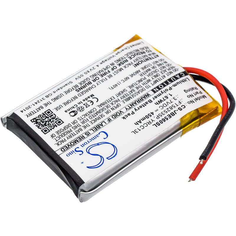 Battery For Jbl, J56bt 3.7v, 450mah - 1.67wh Wireless Headset Cameron Sino Technology Limited   