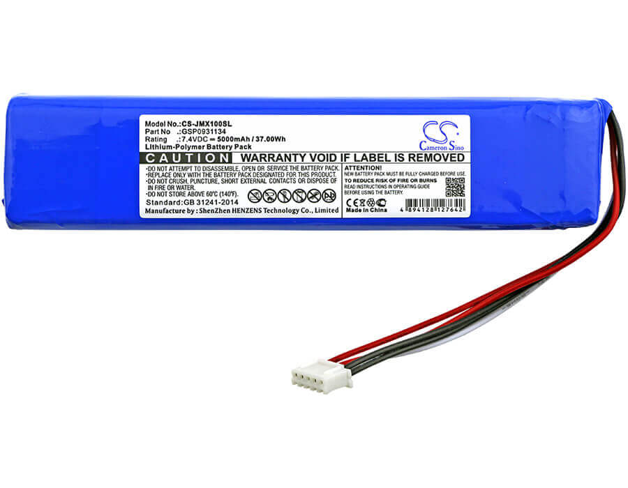 Battery For Jbl, Jblxtreme, Xtreme 7.4v, 5000mah - 37.00wh Batteries for Electronics Cameron Sino Technology Limited   