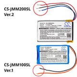 Battery For Jbl, Micro 2, Micro Ii, 3.7v, 600mah - 2.22wh Batteries for Electronics Cameron Sino Technology Limited   