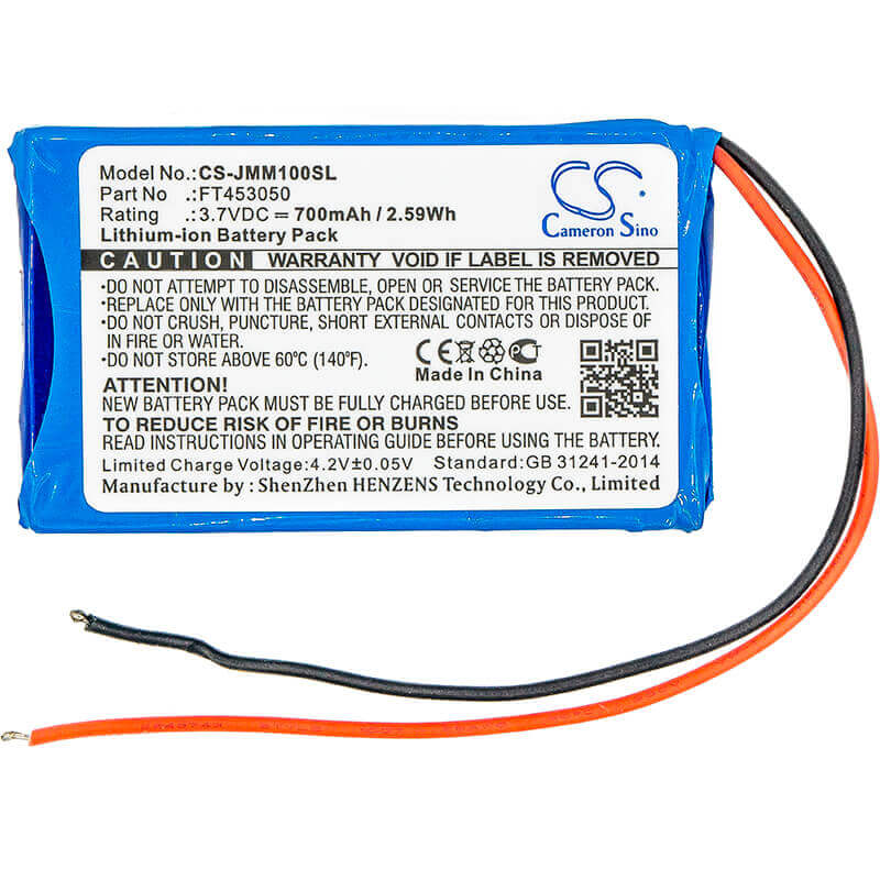 Battery For Jbl, Micro, Micro Wireless 2013 3.7v, 700mah - 2.59wh Batteries for Electronics Cameron Sino Technology Limited   