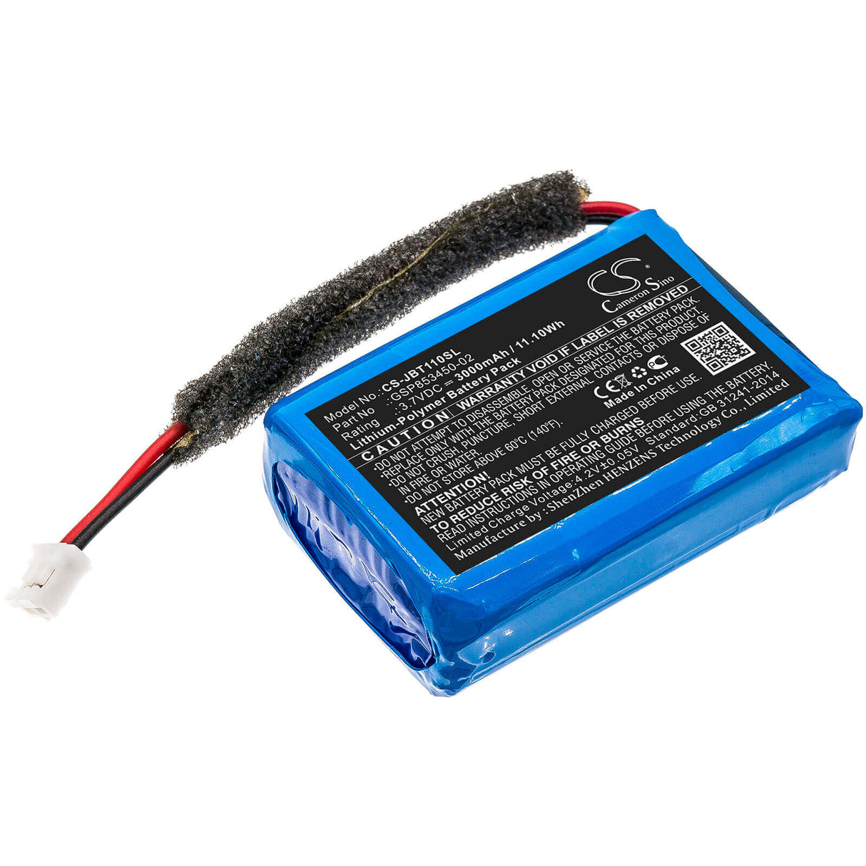 Battery For Jbl, Turbo 3.7v, 3000mah - 11.10wh Speaker Cameron Sino Technology Limited   