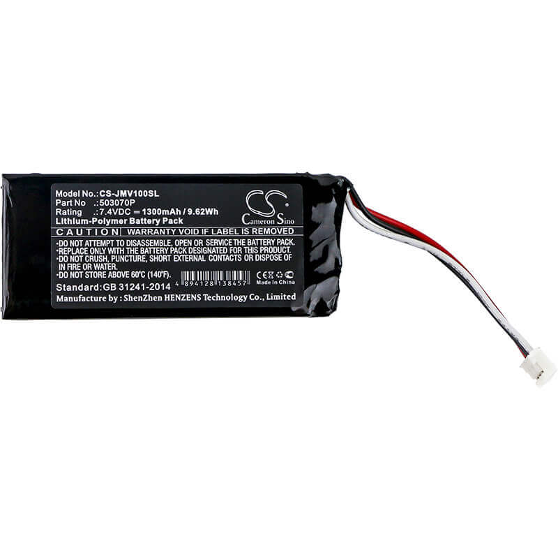 Battery For Jbl, Voyager 7.4v, 1300mah - 9.62wh Batteries for Electronics Cameron Sino Technology Limited   