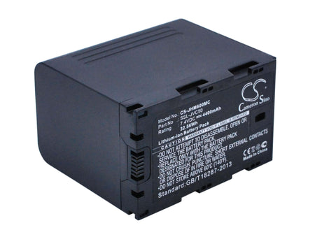 Battery For Jvc Gy-hm200, Gy-hm600, Gy-hm600e, Gy-hm600ec, 7.4v, 4400mah - 32.56wh Camera Cameron Sino Technology Limited   