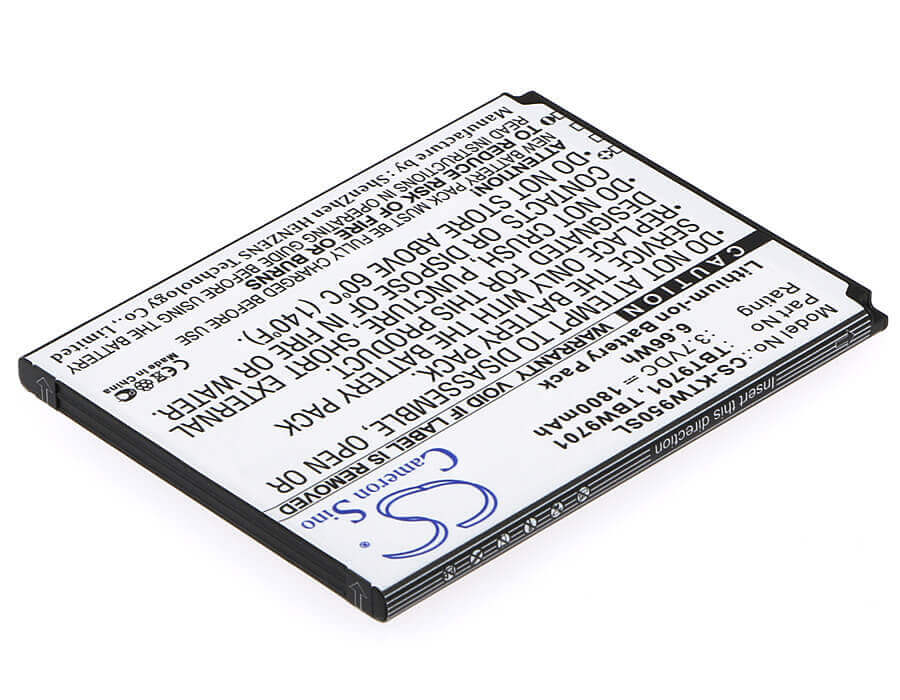 Battery For K-touch S5, S5t, T810 3.7v, 1800mah - 6.66wh Mobile, SmartPhone Cameron Sino Technology Limited   