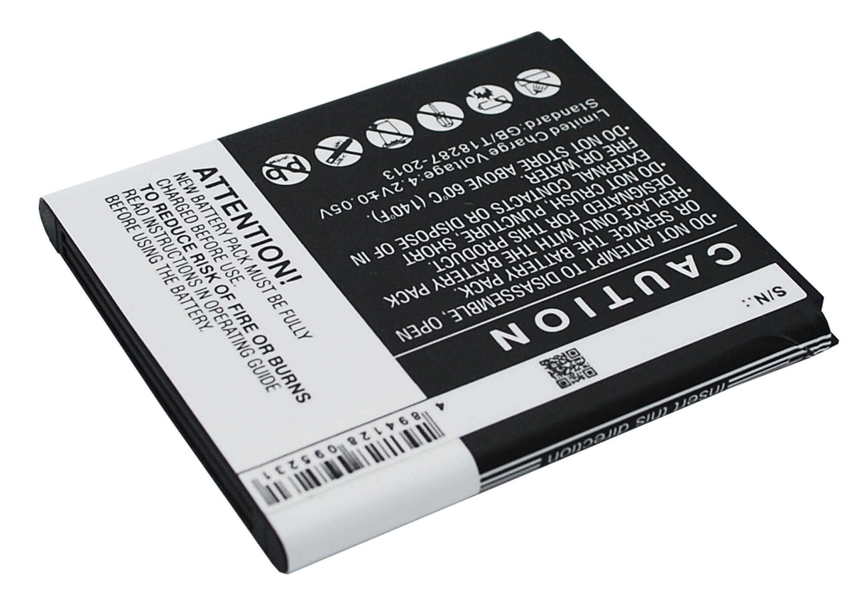 Battery For K-touch T61 3.7v, 1600mah - 5.92wh Mobile, SmartPhone Cameron Sino Technology Limited   