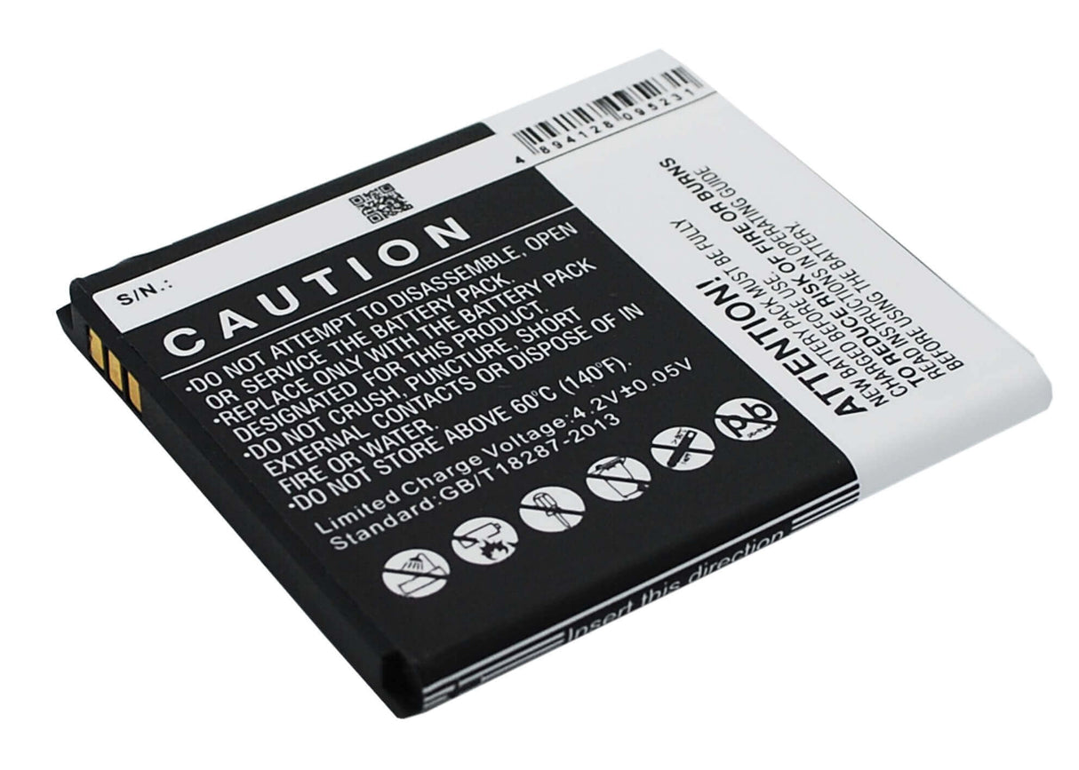 Battery For K-touch T61 3.7v, 1600mah - 5.92wh Mobile, SmartPhone Cameron Sino Technology Limited   