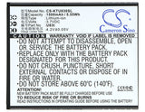 Battery For K-touch U83t 3.7v, 1500mah - 5.55wh Mobile, SmartPhone Cameron Sino Technology Limited   