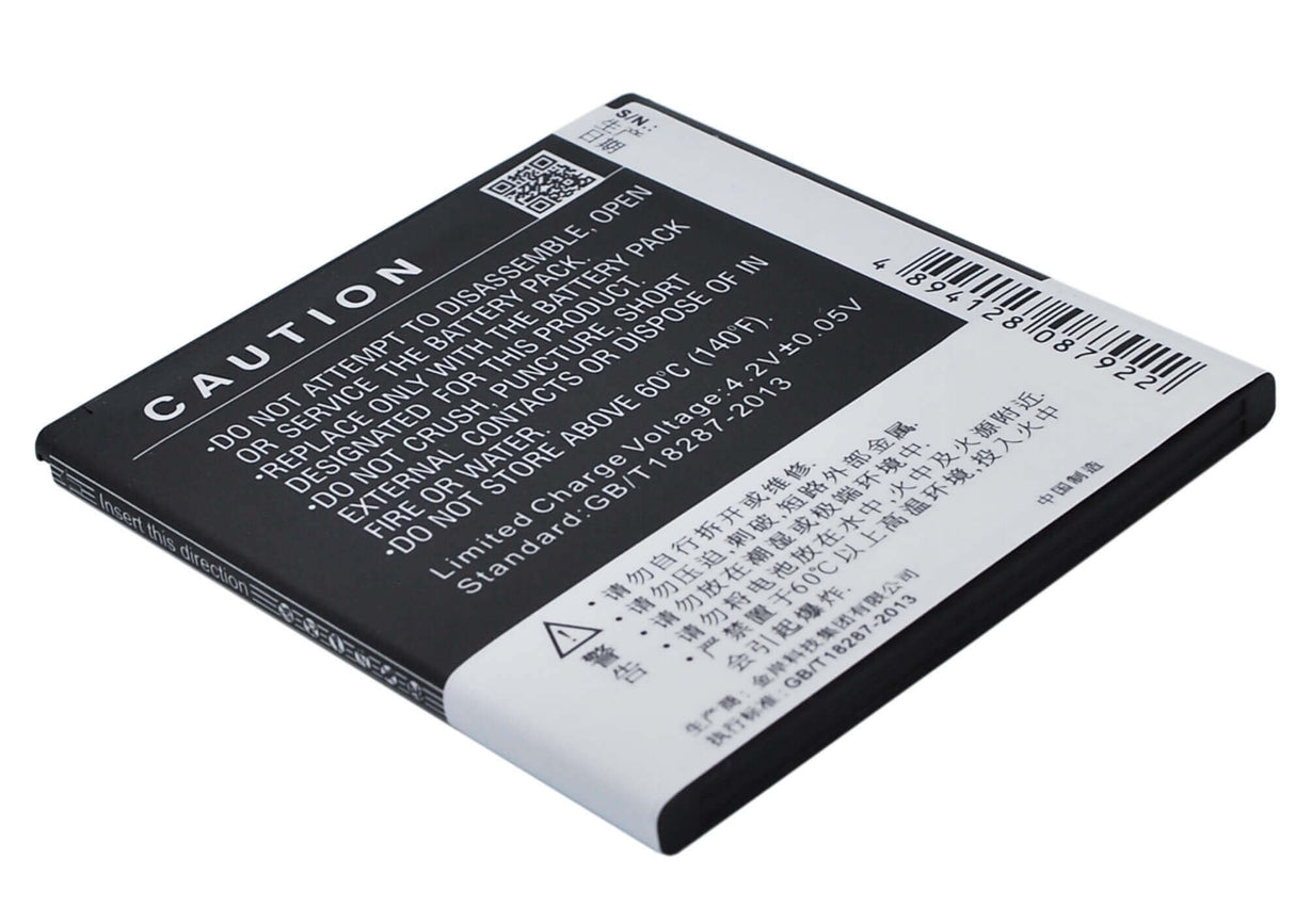 Battery For K-touch U86, E616 3.7v, 1600mah - 5.92wh Mobile, SmartPhone Cameron Sino Technology Limited   