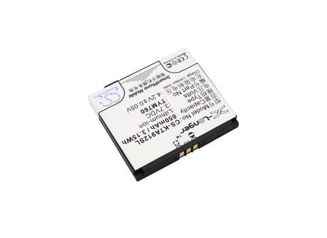 Battery For K-touch V818, A912, A915 3.7v, 850mah - 3.15wh Mobile, SmartPhone Cameron Sino Technology Limited   