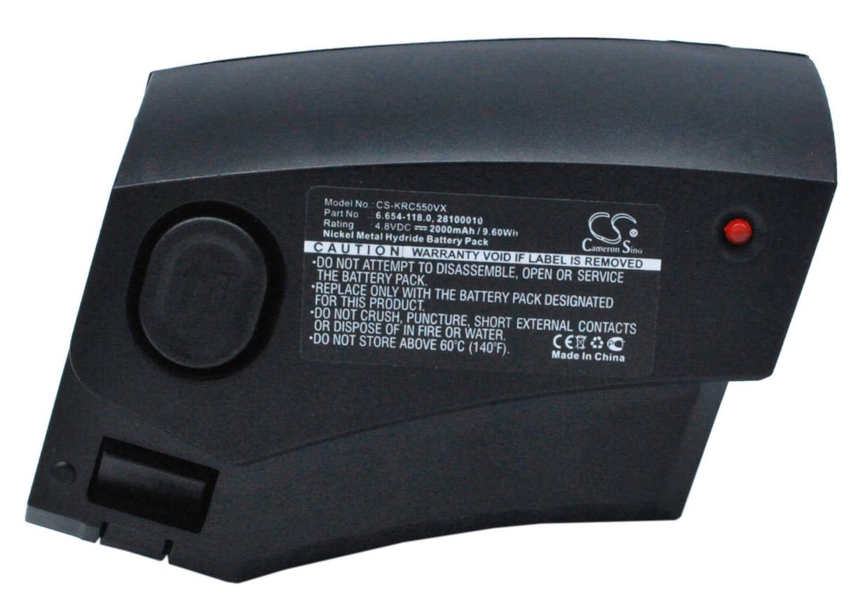 Battery For Karcher Kc55, 1.258-505.0, 1258-5050 4.8v, 2000mah - 9.60wh Vacuum Cameron Sino Technology Limited   