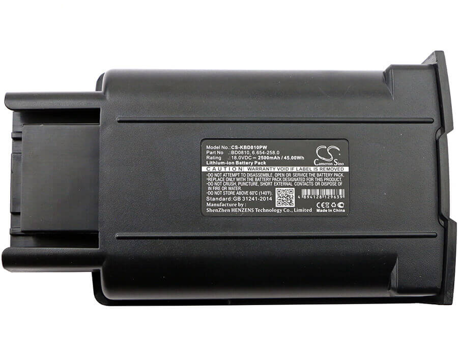 Battery For Karcher, Km35/5 18v, 2500mah - 45.00wh Power Tools Cameron Sino Technology Limited (Power Tools)   