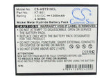 Battery For Kathrein, Kt951 3.6v, 1200mah - 4.32wh Cordless Phone Cameron Sino Technology Limited (Cordless Phone)   