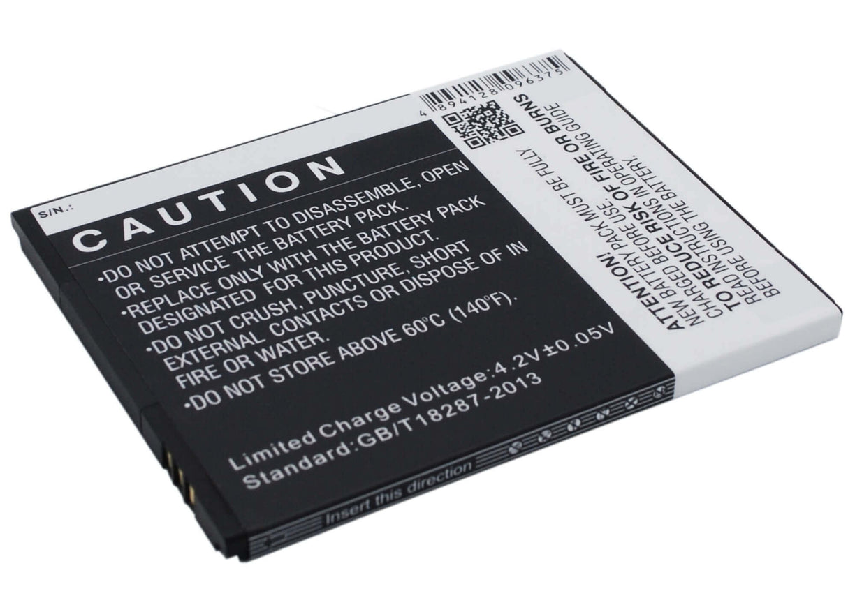 Battery For Kazam Trooper X5.5 3.7v, 2600mah - 9.62wh Mobile, SmartPhone Cameron Sino Technology Limited   