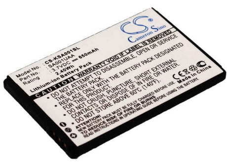 Battery For Kddi Is01, Sa001, Sa002 3.7v, 650mah - 2.41wh Mobile, SmartPhone Cameron Sino Technology Limited   