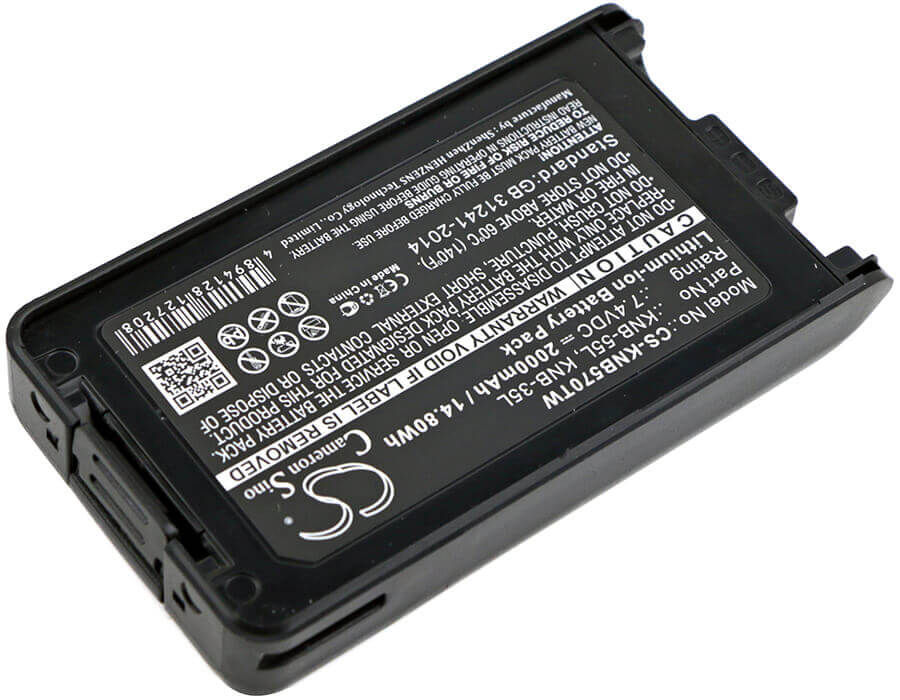 Battery For Kenwood Tk-2140, Tk-3140, Tk-2148 7.4v, 2000mah - 14.80wh Two-Way Radio Cameron Sino Technology Limited   