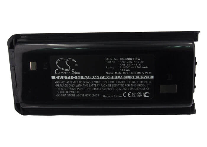 Battery For Kenwood Tk-2200, Tk-2202, Tk-2206 7.2v, 2500mah - 18.00wh Two-Way Radio Cameron Sino Technology Limited   