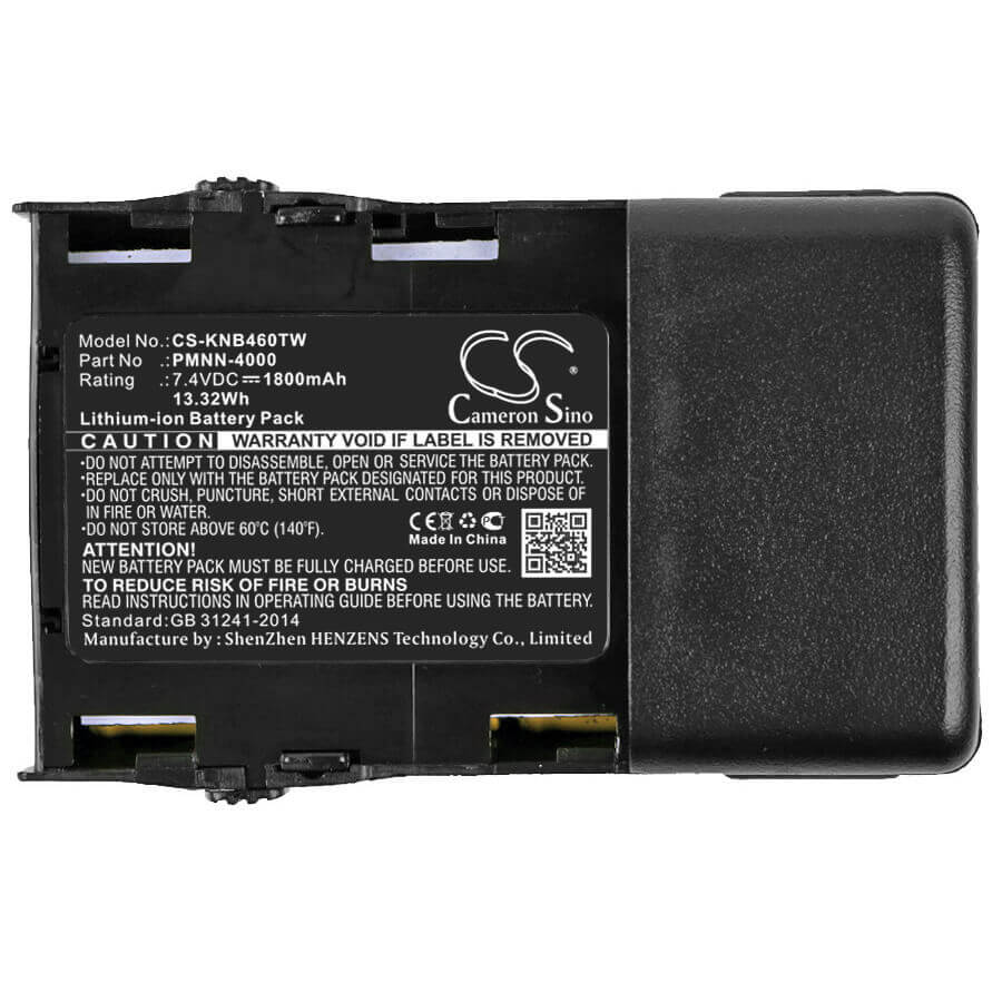 Battery For Kenwood Tk-3230, Tk-3230xls, Tk-3230k 7.4v, 1800mah - 13.32wh Two-Way Radio Cameron Sino Technology Limited   