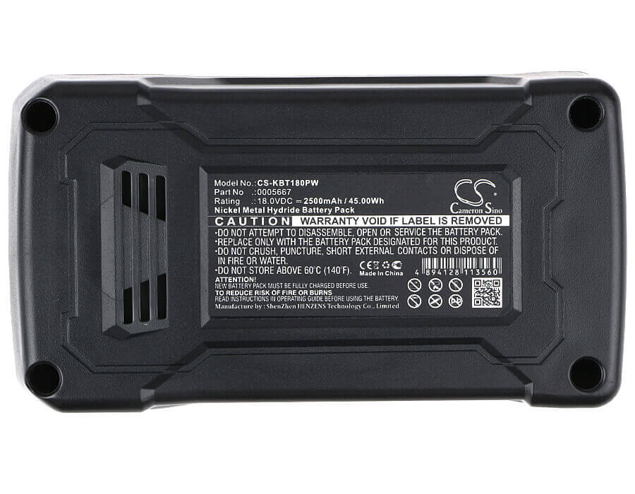 Battery For Kobalt K18-nb15a 18.0vv, 2500mah - 45.00wh Batteries for Electronics Cameron Sino Technology Limited   