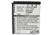 Battery For Kodak Easyshare M1033, Easyshare M1093 3.7v, 800mah - 2.96wh Camera Cameron Sino Technology Limited   