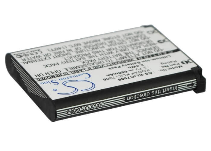 Battery For Kodak Easyshare M200, Easyshare M215, 3.7v, 660mah - 2.44wh Camera Cameron Sino Technology Limited   