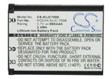 Battery For Kodak Easyshare M200, Easyshare M215, 3.7v, 660mah - 2.44wh Camera Cameron Sino Technology Limited   