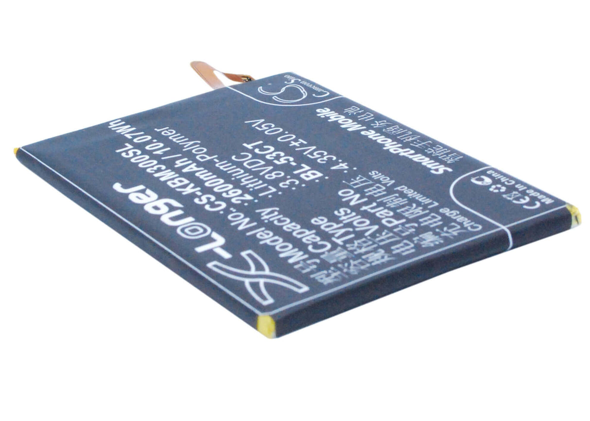 Battery For Koobee M3 3.8v, 2650mah - 10.07wh Mobile, SmartPhone Cameron Sino Technology Limited   