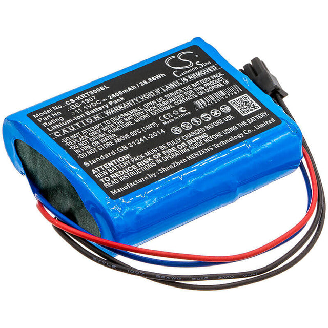 Battery For Kronos, 8609000-018, Intouch 9000, 11.1v, 2600mah - 28.86wh Batteries for Electronics Cameron Sino Technology Limited   