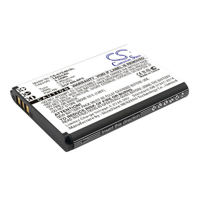 Battery For Kyocera, Duraxtp, Duraxv Lte, E4281 3.7v, 1400mah - 5.18wh Mobile, SmartPhone Cameron Sino Technology Limited   