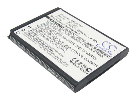 Battery For Kyocera I4r, I4rb, I4rbk 3.7v, 500mah - 1.85wh Camera Cameron Sino Technology Limited (Suspended)   