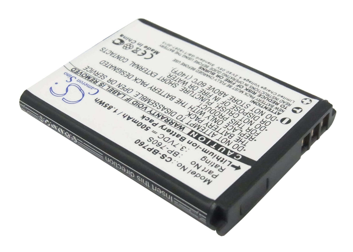 Battery For Kyocera I4r, I4rb, I4rbk 3.7v, 500mah - 1.85wh Camera Cameron Sino Technology Limited (Suspended)   