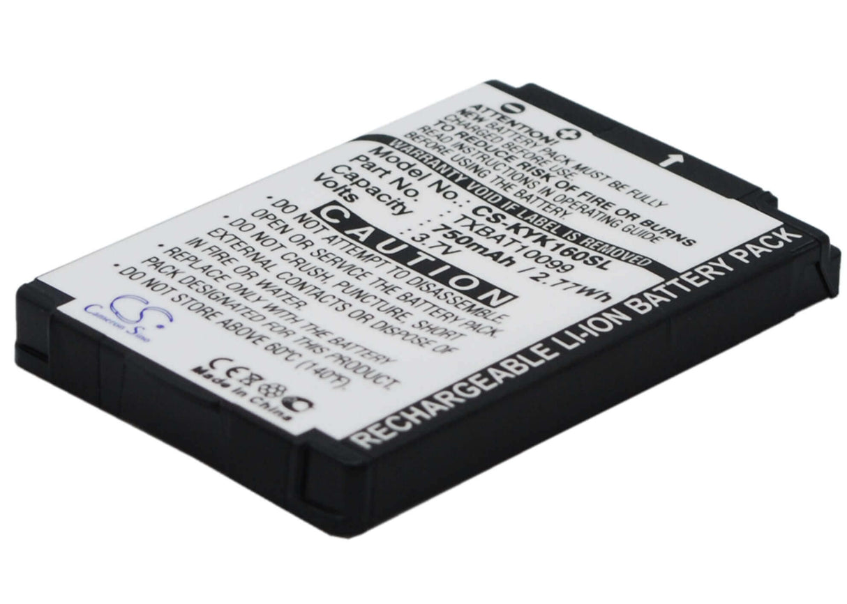 Battery For Kyocera Kx13, Kx16, Kx160 3.7v, 750mah - 2.78wh Mobile, SmartPhone Cameron Sino Technology Limited   