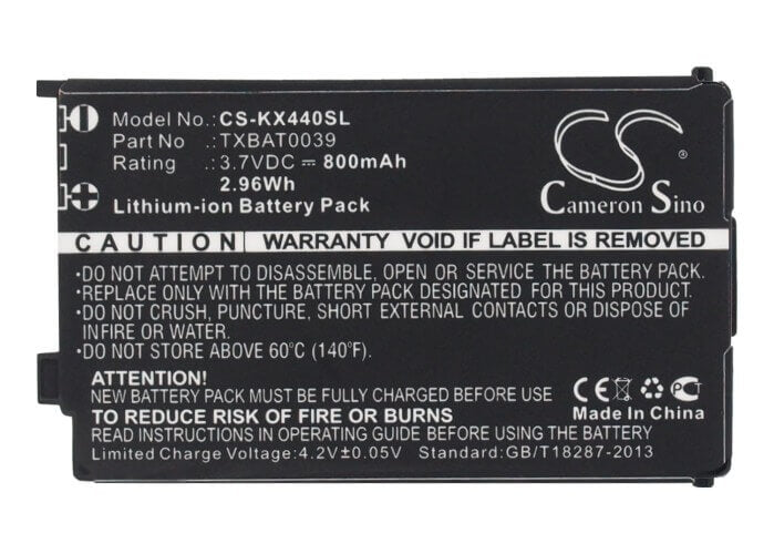 Battery For Kyocera Kx440, Kx444, Kx1 3.7v, 800mah - 2.96wh Mobile, SmartPhone Cameron Sino Technology Limited   