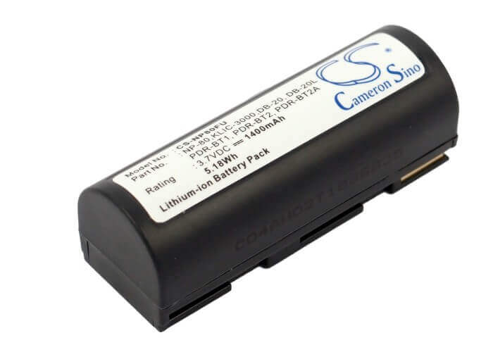 Battery For Kyocera Microelite 3300 3.7v, 1400mah - 5.18wh Camera Cameron Sino Technology Limited   