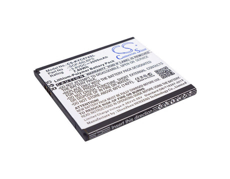 Battery For Kyocera View, C6742 3.8v, 2000mah - 7.22wh Mobile, SmartPhone Cameron Sino Technology Limited   