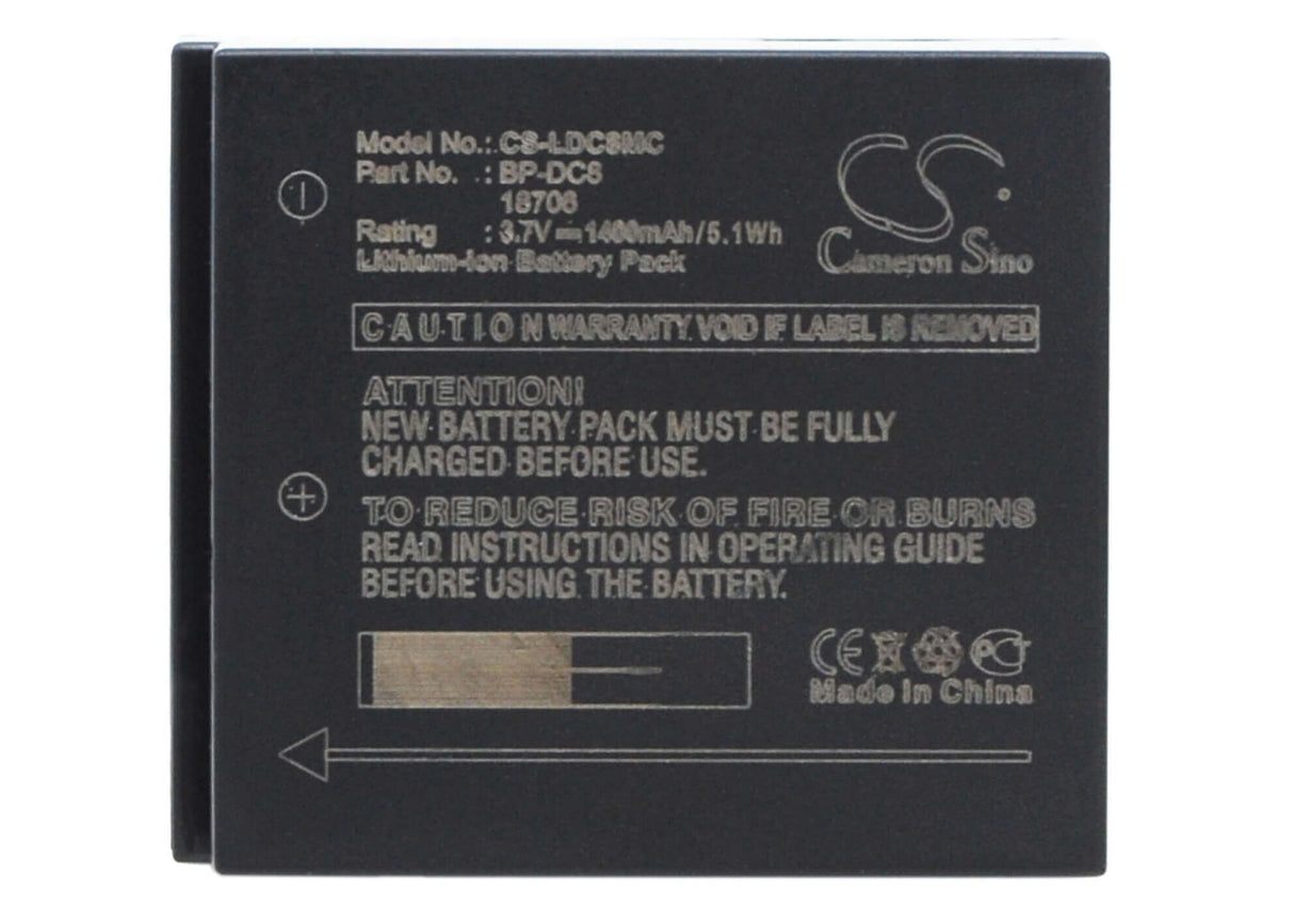 Battery For Leica X1 3.7v, 1400mah - 5.18wh Batteries for Electronics Cameron Sino Technology Limited   