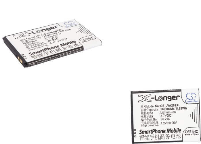 Battery For Lenovo A208t, A305e, A269 3.7v, 1600mah - 5.92wh Mobile, SmartPhone Cameron Sino Technology Limited   