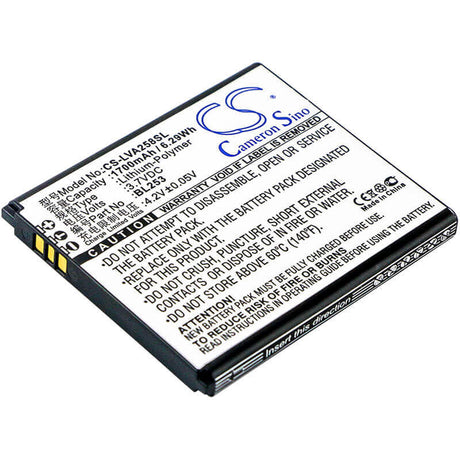 Battery For Lenovo, A2580, A2860 3.7v, 1700mah - 6.29wh BabyPhone Cameron Sino Technology Limited   