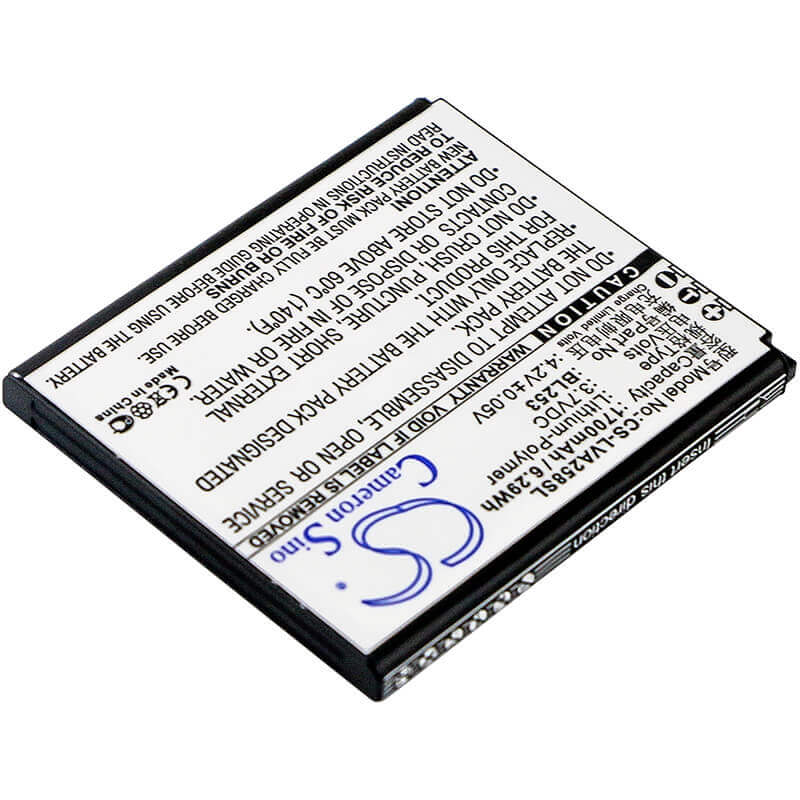 Battery For Lenovo, A2580, A2860 3.7v, 1700mah - 6.29wh BabyPhone Cameron Sino Technology Limited   