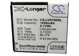 Battery For Lenovo A288t, A690, A698t 3.7v, 1650mah - 6.11wh Mobile, SmartPhone Cameron Sino Technology Limited   