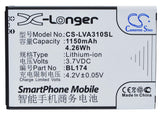 Battery For Lenovo A30t 3.7v, 1150mah - 4.26wh Mobile, SmartPhone Cameron Sino Technology Limited   