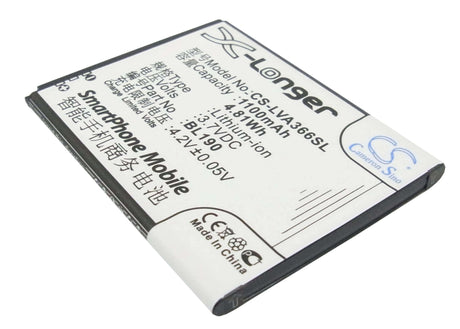 Battery For Lenovo A366t 3.7v, 1100mah - 4.07wh Mobile, SmartPhone Cameron Sino Technology Limited   